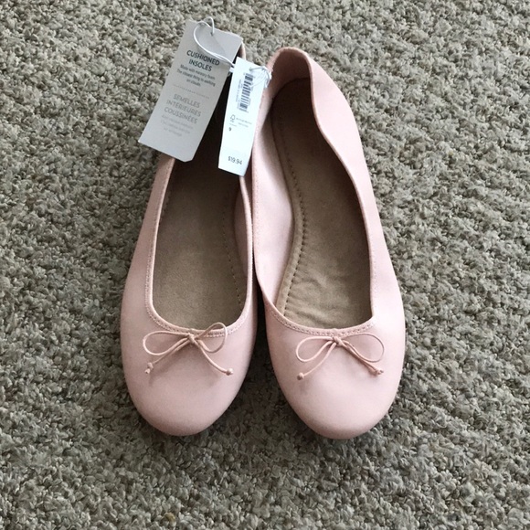 old navy pink flats